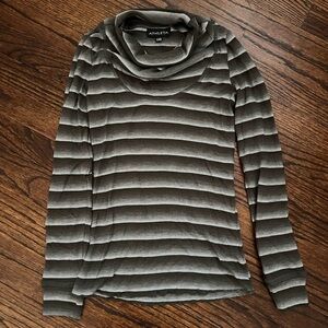 Athleta Striped Long Sleeve Top